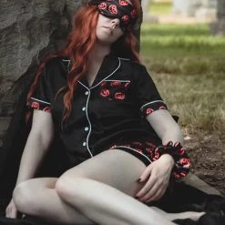 Best Sale ✨ LIVELY GHOSTS 🎃 Halloween Nocturnal Autumn | SLEEPWEAR SET` 🎁 -Halloween Sales lively ghosts nocturnal autumn sleepwear set 16 700x700