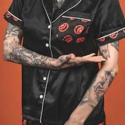 Best Sale ✨ LIVELY GHOSTS 🎃 Halloween Nocturnal Autumn | SLEEPWEAR SET` 🎁 -Halloween Sales lively ghosts nocturnal autumn sleepwear set 7 700x700