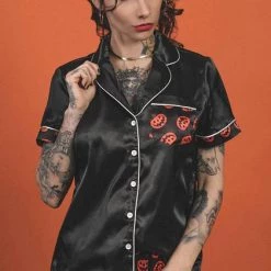 Best Sale ✨ LIVELY GHOSTS 🎃 Halloween Nocturnal Autumn | SLEEPWEAR SET` 🎁 -Halloween Sales lively ghosts nocturnal autumn sleepwear set 9 700x700