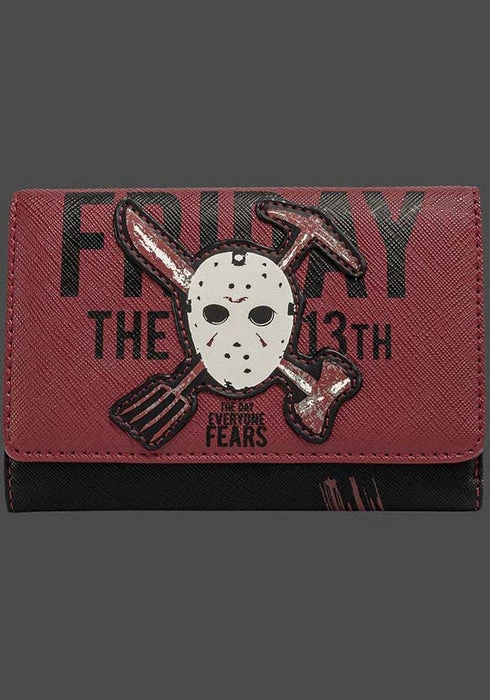 Top 10 ๐ LOUNGEFLY Friday The 13th | Jason Mask TRIFOLD PURSE* ๐ 4 Top 10 ๐ LOUNGEFLY Friday The 13th | Jason Mask TRIFOLD PURSE* ๐ - Image 2