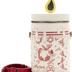 Deals 👍 LOUNGEFLY Bats Hocus Pocus: Black Flame Candle Glow | CROSSBODY BAG 😉