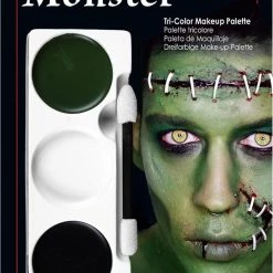 Deals 😉 MEHRON MAKEUP Cosplay Monster | TRI-COLOUR CHARACTER MAKEUP PALETTE 🧨