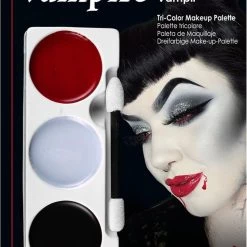 Cheapest 🔔 MEHRON MAKEUP Cosplay Vampire | TRI-COLOUR CHARACTER MAKEUP PALETTE 😀