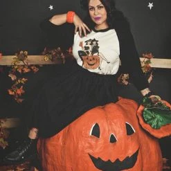 Hot Sale 🔔 MISCHIEF MADE 🦇 Halloween Witch Sister [Ivory/Black] | RAGLAN T-SHIRT ✔️ -Halloween Sales mischief made witch sister white black raglan t shirt 4 4813c2c8 e43b 4972 ae95 c2456f10403b 700x700