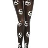 Outlet 👍 MUSIC LEGS 🎃 Halloween Skull Print | TIGHTS ❤️