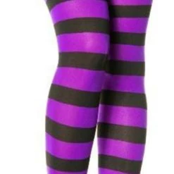 Cheapest 🥰 MUSIC LEGS 💀 Halloween Wide Stripe [Black/Purple] | THIGH HIGHS 🎉 -Halloween Sales musiclegs blackpurple thighhigh 2000x2000 Copy 700x700