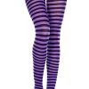 Best deal ⌛ MUSIC LEGS Cosplay Striped [Black/Purple] | TIGHTS ✔️
