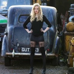 Brand new ✔️ PAMELA MANN 🎃 Halloween Gothic Cross [Black] | SUSPENDER TIGHTS ⭐ -Halloween Sales pamela mann gothic cross black suspender tights 3 68cfeb42 78e1 49bd 9390 670112d9fa66 700x700