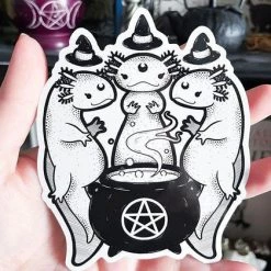 Wholesale ⌛ PVMPKIN ART 💀 Halloween Axolotl Coven | STICKER ⭐ -Halloween Sales pvmpkin art axolotl coven sticker 3 987171b4 7bb9 47e7 8f92 af0fa25f3b1d 700x700