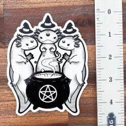 Wholesale ⌛ PVMPKIN ART 💀 Halloween Axolotl Coven | STICKER ⭐ -Halloween Sales pvmpkin art axolotl coven sticker 5 cacb4067 0b96 42ca a7a5 dd56df49b2c8 700x700