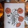 Budget ⌛ PVMPKIN ART Ghosts Haunted Hallows Bouquet | ART PRINT ⌛