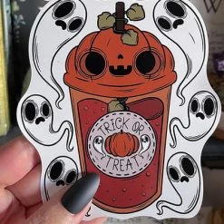 Promo 👏 PVMPKIN ART Ghosts Trick Or Treat Pumpkin Juice | STICKER ✨ -Halloween Sales pvmpkin art trick or treat pumpkin juice sticker 3 67acd5df 7081 4e22 9faf 47c3d6b88b83 700x700