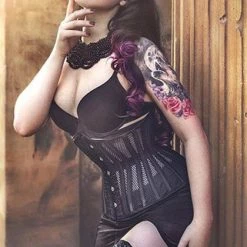 Brand new ✨ RESTYLE Burlesque Black Mesh | UNDERBUST CORSET 🎁 -Halloween Sales restyle black mesh underbust corset 6 b3cb92b6 4313 4fbe a15f b72bf5b4ba3d 700x700