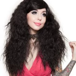 Top 10 😍 ROCKSTAR WIGS Cosplay Bohemian [Black] | WIG 🤩 -Halloween Sales rockstar wigs bohemian black wig 4 fb778a71 e517 497d 8f32 6d81b6753dd4 700x700