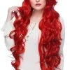 Top 10 🎁 ROCKSTAR WIGS Cosplay Curly True Red | WIG 😀