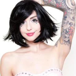 Brand new 🤩 ROCKSTAR WIGS Cosplay Hologram 12" [Black] | WIG ✨ -Halloween Sales rockstar wigs hologram black wigs 3 2e951d3b 16b2 4a9c b686 2a9b4075b1f2 700x700