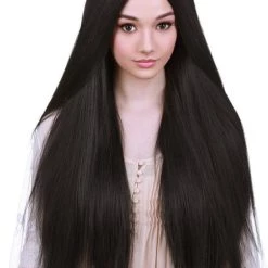 Best deal 👏 ROCKSTAR WIGS Cosplay Lace Front Yaki Straight [Black] | WIG [32 INCH] 👍