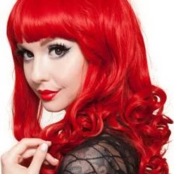 Best Sale 🤩 ROCKSTAR WIGS Cosplay Pin Up [Curly Red] | WIG 🛒 -Halloween Sales rockstar wigs pin up curly red wig 3 ec511e7e 20e8 481a 9413 132d1b8a8b77 700x700