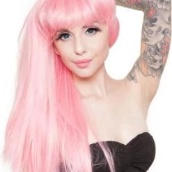 Flash Sale 😉 ROCKSTAR WIGS Cosplay Pin Up Straight [Pink] | WIG 🥰 -Halloween Sales rockstar wigs pin up straight pink wig 3 30fd9f0f a481 4d06 831b d9b85ed700d5 700x700