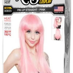 Flash Sale 😉 ROCKSTAR WIGS Cosplay Pin Up Straight [Pink] | WIG 🥰 -Halloween Sales rockstar wigs pin up straight pink wig 4 906a4148 5073 47b4 9182 8d14b4be78a1 700x700