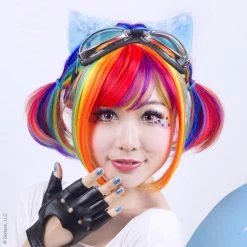 Deals ❤️ ROCKSTAR WIGS Cosplay Rainbow Rock [Rainbow Bob] | WIG ✨ -Halloween Sales rockstar wigs rainbow rock rainbow bob wig 5 11fcedca 5357 4dc2 8d5f 724f2e317143 700x700