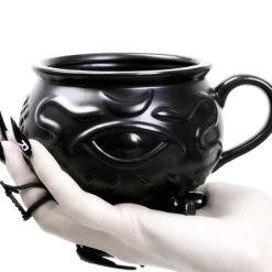 Flash Sale 😉 ROGUE AND WOLF Gothic Homewares Witch Cauldron | MUG" 👍 -Halloween Sales rogue and wolf witch cauldron mug 2 700x700