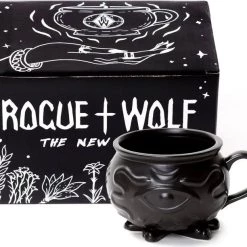 Flash Sale 😉 ROGUE AND WOLF Gothic Homewares Witch Cauldron | MUG" 👍 -Halloween Sales rogue and wolf witch cauldron mug 3 700x700