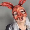 Brand new 🎉 SARAH MUDLE Easter Bunny [Blood Splatter] | MASK* 👍 -Halloween Sales sarah mudle bunny blood splatter mask 3 700x700
