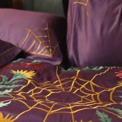 Cheap 💯 SIN IN LINEN Gothic Homewares Forest Witch | KING DUVET COVER ✨ -Halloween Sales sin in linen spider web duvet cover 2 9884365b 9987 4c8f 8ac9 dece0ae51416 700x700