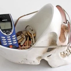 Cheapest 👍 SUCK UK Gothic Homewares Skull | BOWL [WHITE] 😍 -Halloween Sales skull white tidy 3 700x700