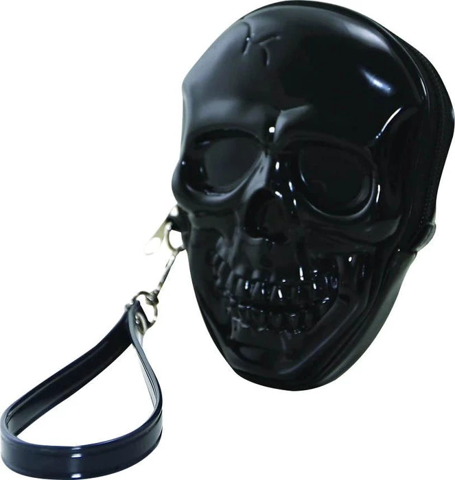 Budget βοΈ SLEEPYVILLE CRITTERS π Halloween Smiling Skull Zippered | WRISTLET PURSE β€οΈ 3 Budget βοΈ SLEEPYVILLE CRITTERS π Halloween Smiling Skull Zippered | WRISTLET PURSE β€οΈ