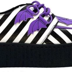 Best reviews of 🎉 STRANGECVLT Beetlejuice Krypt Deetz [Purple Stripe] | CREEPERS** 🎉 -Halloween Sales strangecvlt krypt deetz flats 3 44060df9 2c4e 4cb8 bb29 57a3c6f6602e 700x700