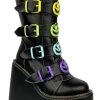 Cheap 🎉 YRU 💀 Halloween Dune [Black/Pastel] | PLATFORM 🥾 BOOTS* 🤩 -Halloween Sales yru dune black pastel platform boots 1 5b866f6f a178 4dbd a40b 754072317fd3 700x700